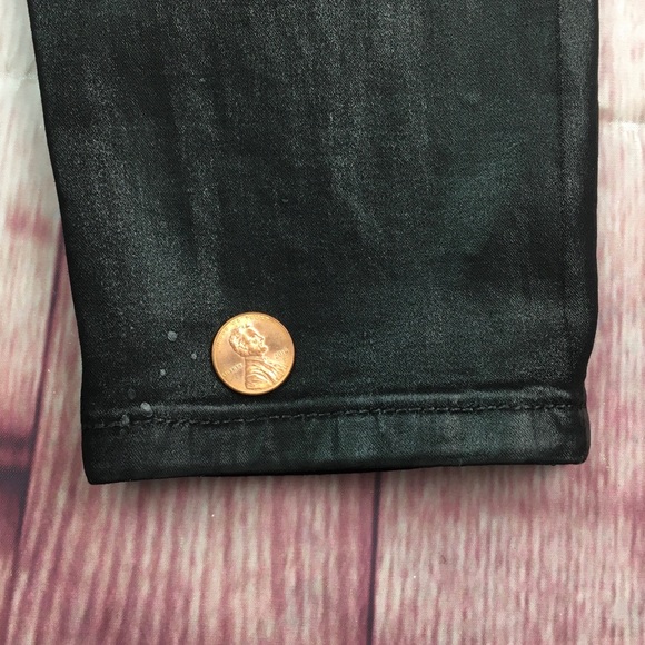 💙Joe’s Jeans Coated Black Skinny Ankle Jean Size 26x27 - Picture 11 of 13